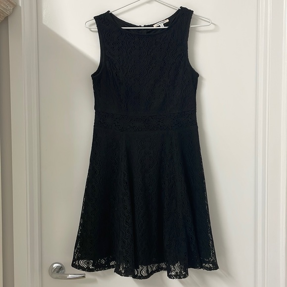 Valleygirl Dresses & Skirts - Black Lace Detail Dress